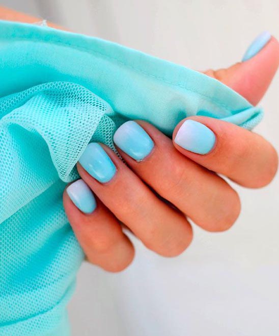 Cute Nail Designs Baby Blue