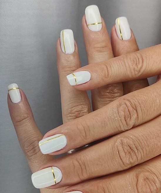 50+ White Nail Polish Designs (2024) TailoringinHindi