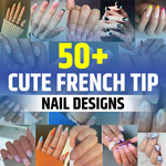 Cute Nail Designs for French Tips