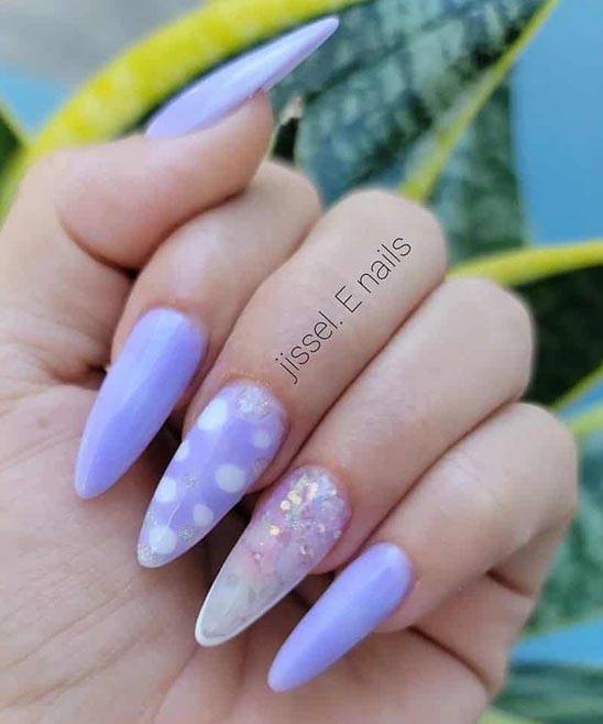 Cute Purple Nail Designs