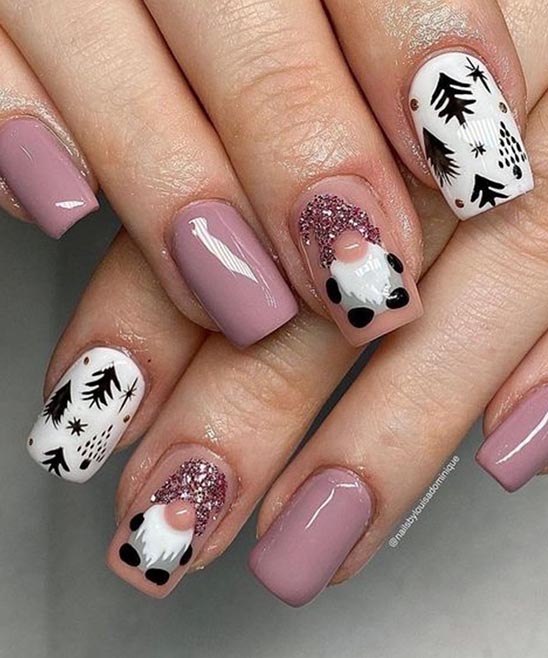 Cute Toe Nail Designs for Christmas