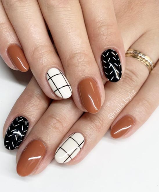 Cute and Easy Fall Nail Designs