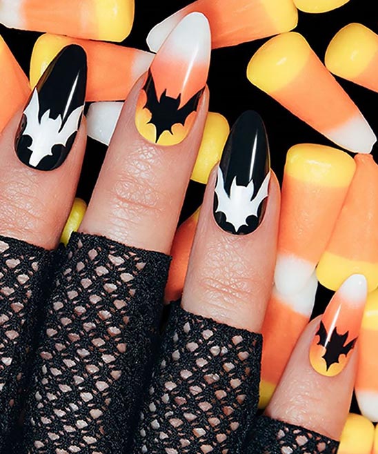 Cute and Easy Halloween Nail Designs