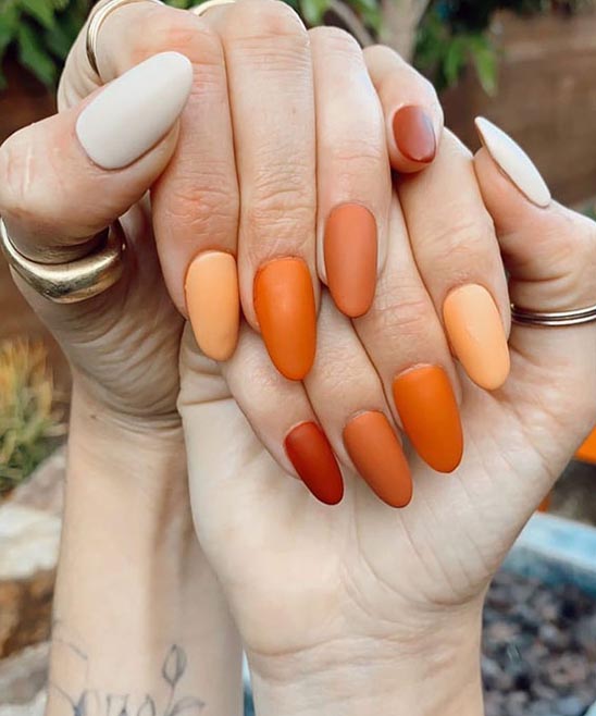 Cute and Easy Thanksgiving Nail Ideas