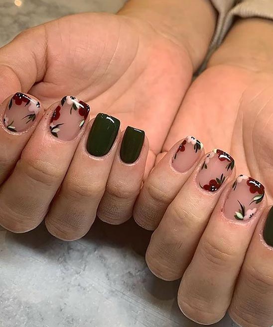 Cute and Sumple Nail Designs for Thanksgiving