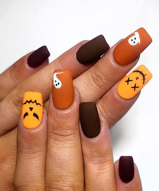 Cute but Easy Nail Designs for Halloween