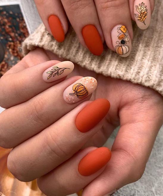 Design for Nails for Thanksgiving