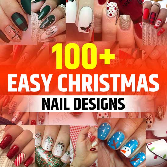 Easy Christmas Nail Designs