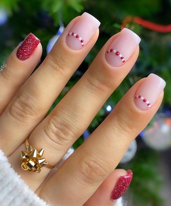 Easy Do It Yourself Christmas Nail Designs