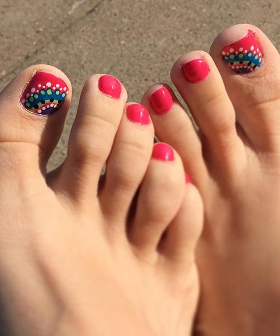 Easy Fall Toe Nail Designs