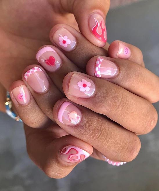 Easy Flower Nail Designs for Short Nails