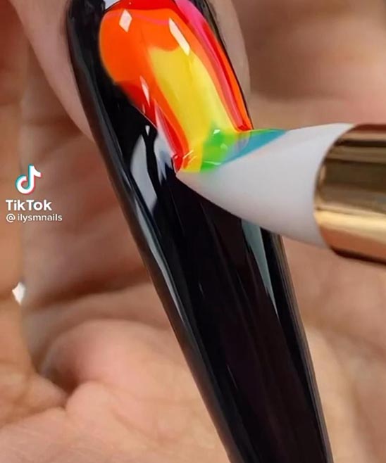 Easy Nail Art Designs at Home Without Tools for Beginners