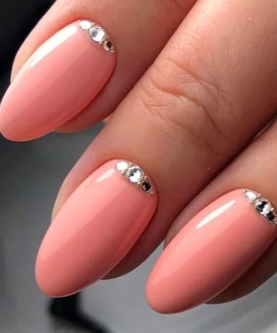 Easy Nail Designs With Rhinestones