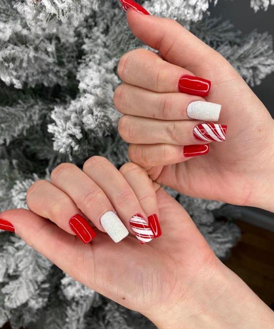 Easy Nail Polish Designs for Christmas