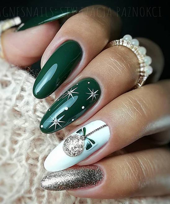 Easy Toe Nail Designs for Christmas