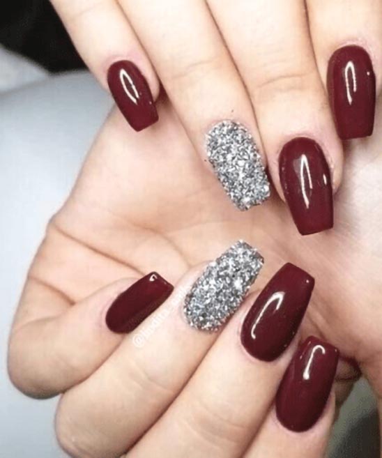 Fall Burgundy Nail Ideas