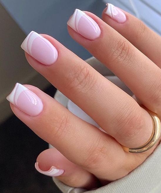 Fall French Tip Nail Designs