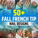 Fall Nail Designs French Tip