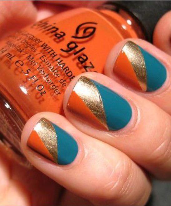 Fall Toe Nail Art Designs