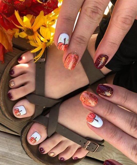 Fall Toe Nail Designs 2023