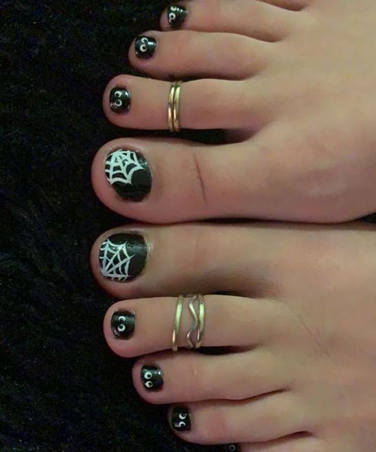 Fall Toe Nails Design