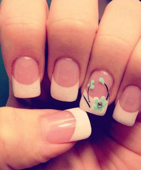 French Manicure Designs for Long Nails