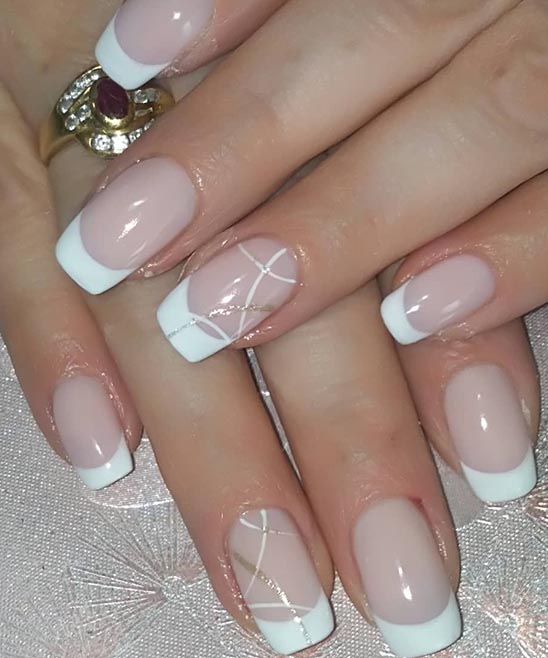French Manicure Nail Designs Elegant