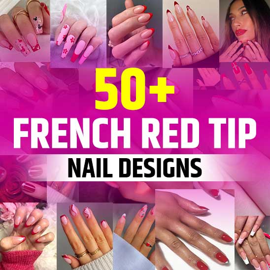 French-Red-Tip-Nails