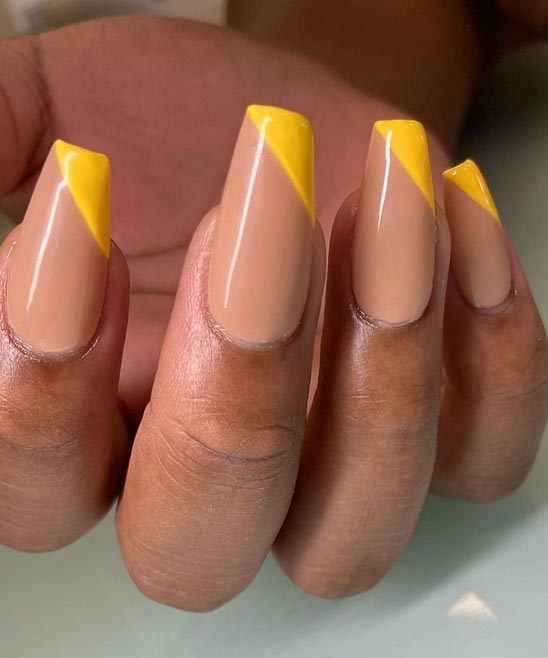 French Tip Fall Nail Designs