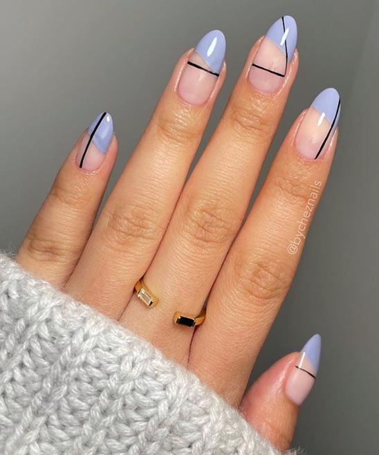 French Tip Nail Designs Color