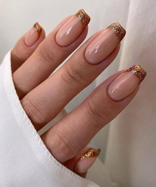French Tip Nail Designs for Fall