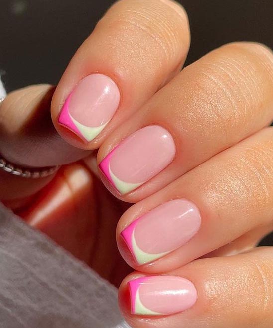 French Tip Nail Designs for Short Nails
