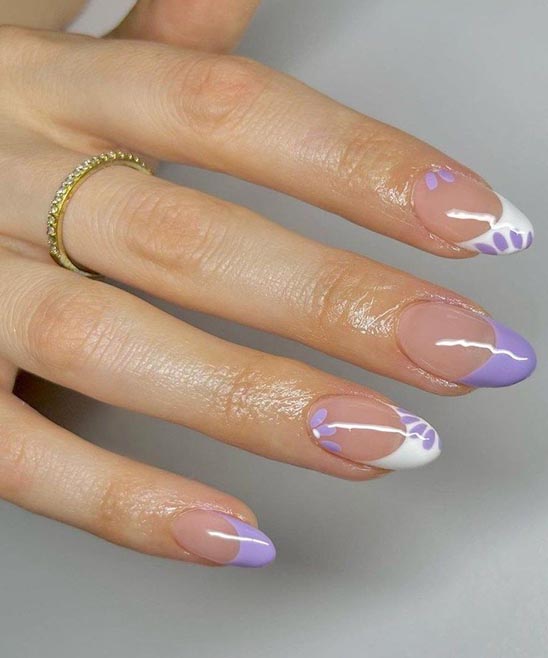 French Tip Toe Nail Designs