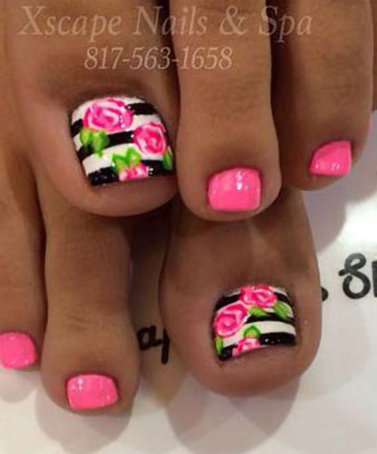 French Toe Nail Designs