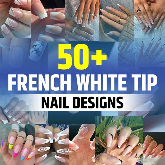 French White Tip Nail Designs