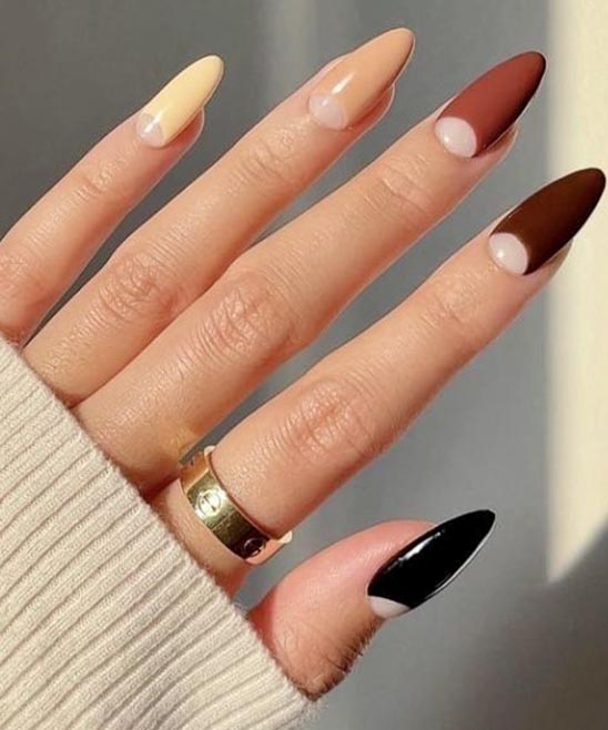 Gel Nail Designs for Almond Shape