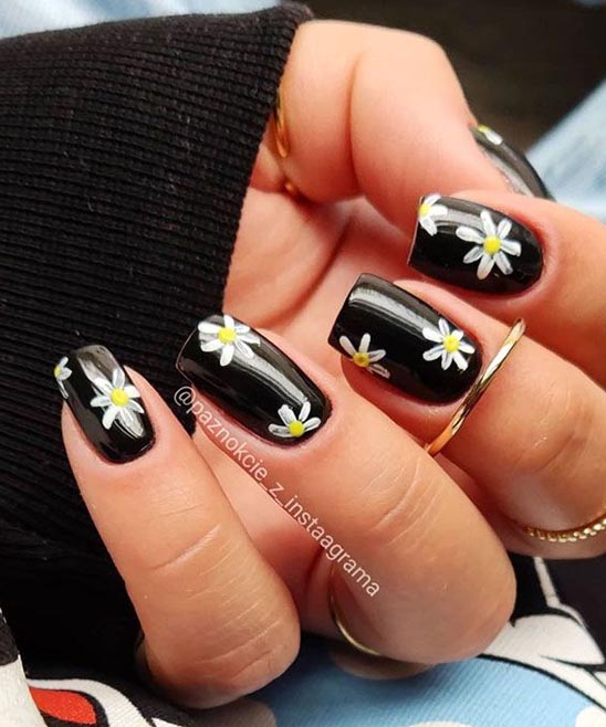 Edgy and Dramatic Black Nail Polish Designs - TailoringinHindi