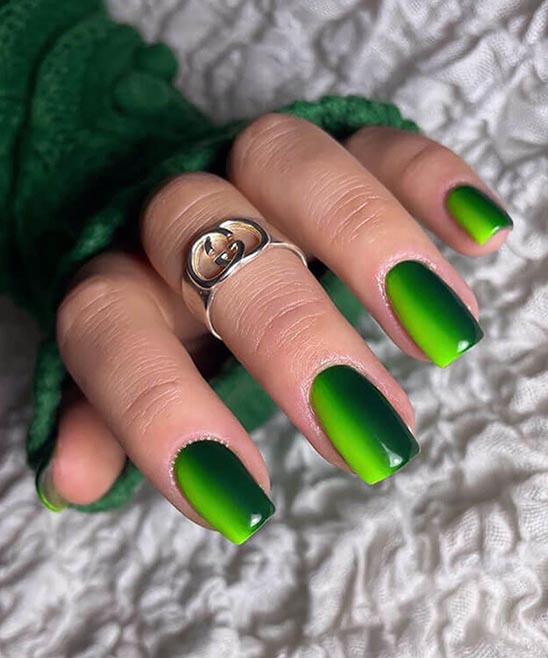 Green Acrylic Nail Designs