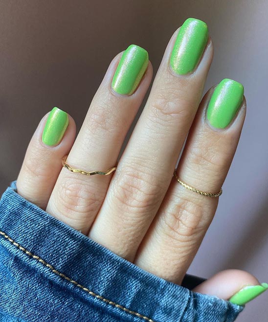 Green Nail Polish Designs