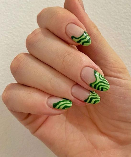Green Nails Design