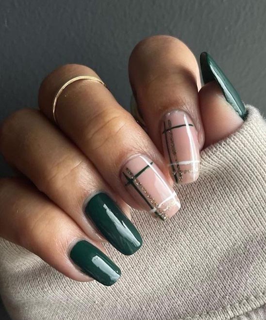 Green and Pink Nail Designs