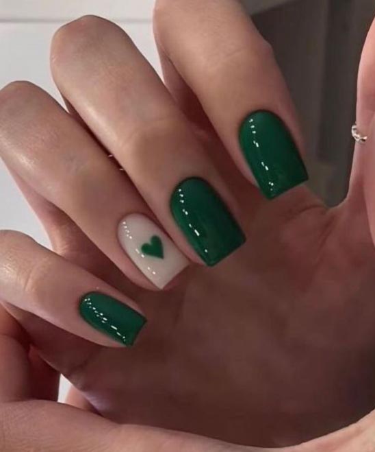 Green and White Nail Designs 2023