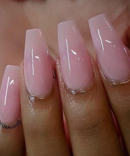 Hot Pink Ombre Nails Coffin