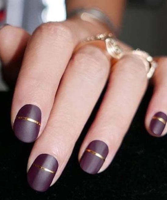 Light Burgundy Nail Color