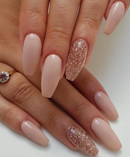 Light Clear Pink Coffin Nails