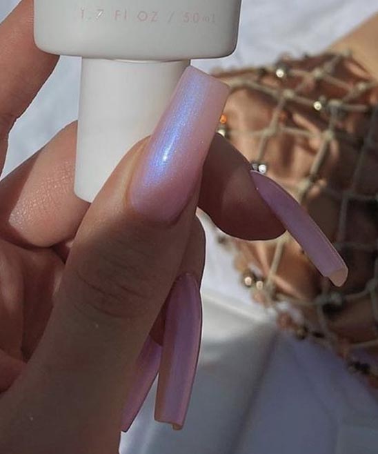 Light Pink Acrylic Nails Coffin