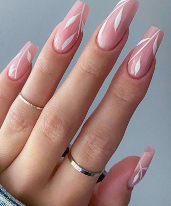 Pink Acrylic Nails Coffin