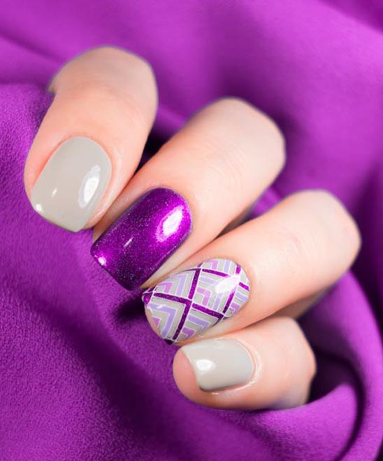 Light Purple Toe Nail Designs