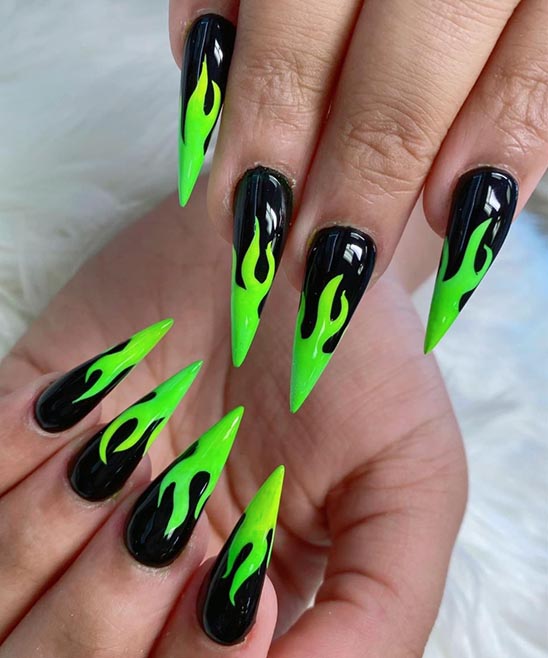 Lime Green Ombre Nail Designs
