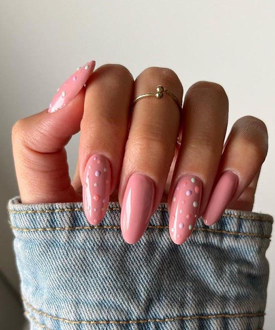 Marble Colored Nails